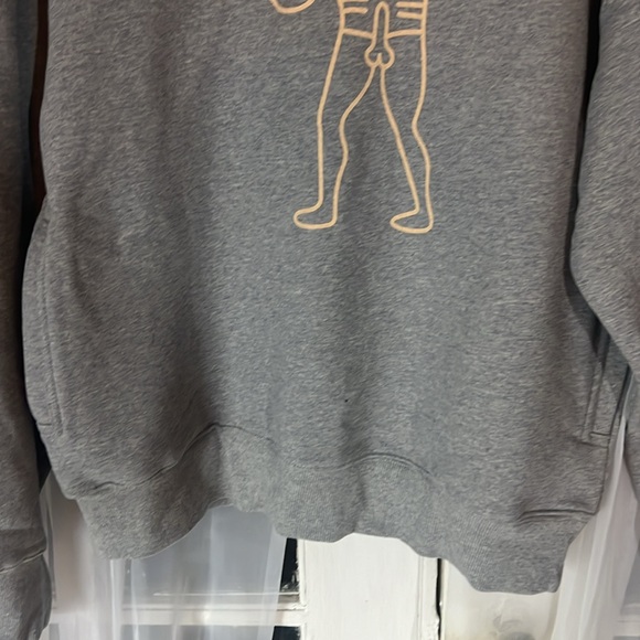 Heresy Men's Chalky Lad Sweat Gray Marl Size Medium - Picture 2 of 11